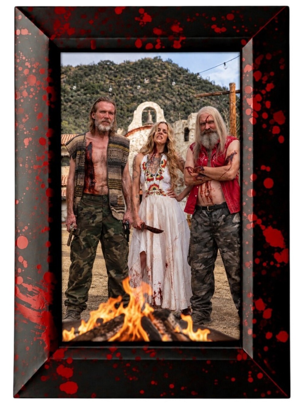Devils Rejects Rob Zombie Horror Captain Spaulding Otis Baby Framed Photo Print